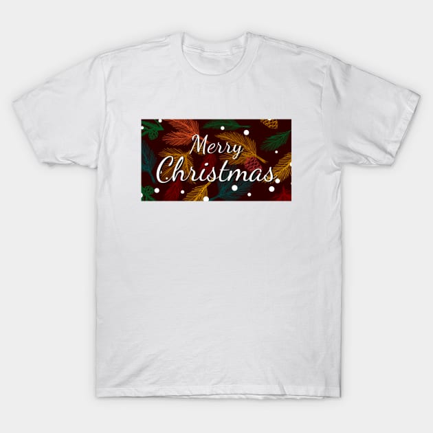 Merry Christmas T-Shirt by Ando